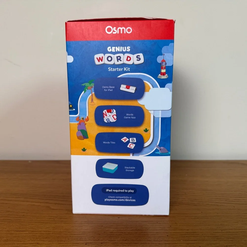 Osmo Genius Words Starter Kit Educational Spelling Game for iPad Ages 6-10